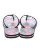 Alice + Olivia Rubber Printed Flip Flops