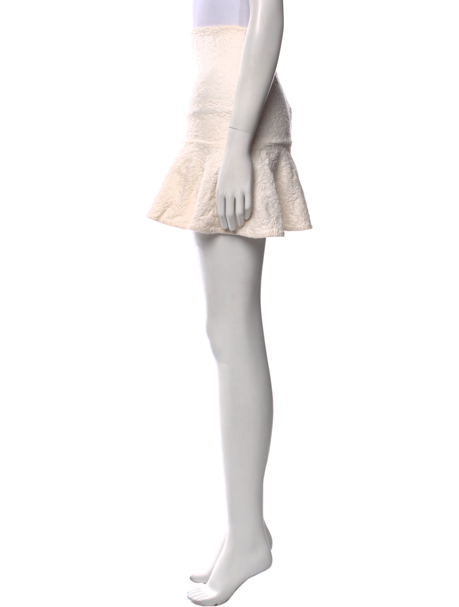 Alice + Olivia Nylon Mini Skirt