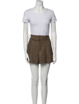 Alice + Olivia Striped Pleated Accents Short Set