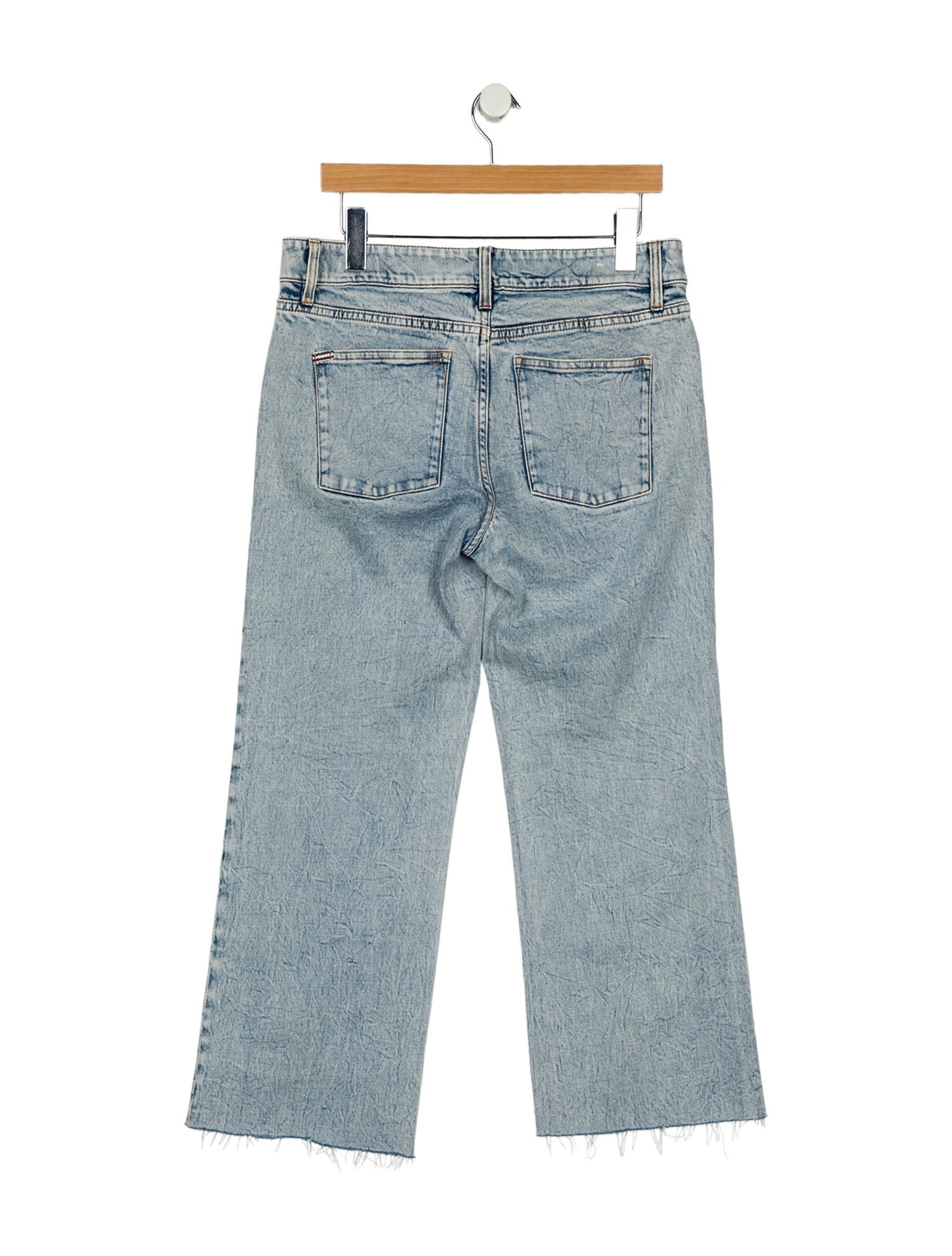 Alice + Olivia Mid-Rise Wide Leg Jeans