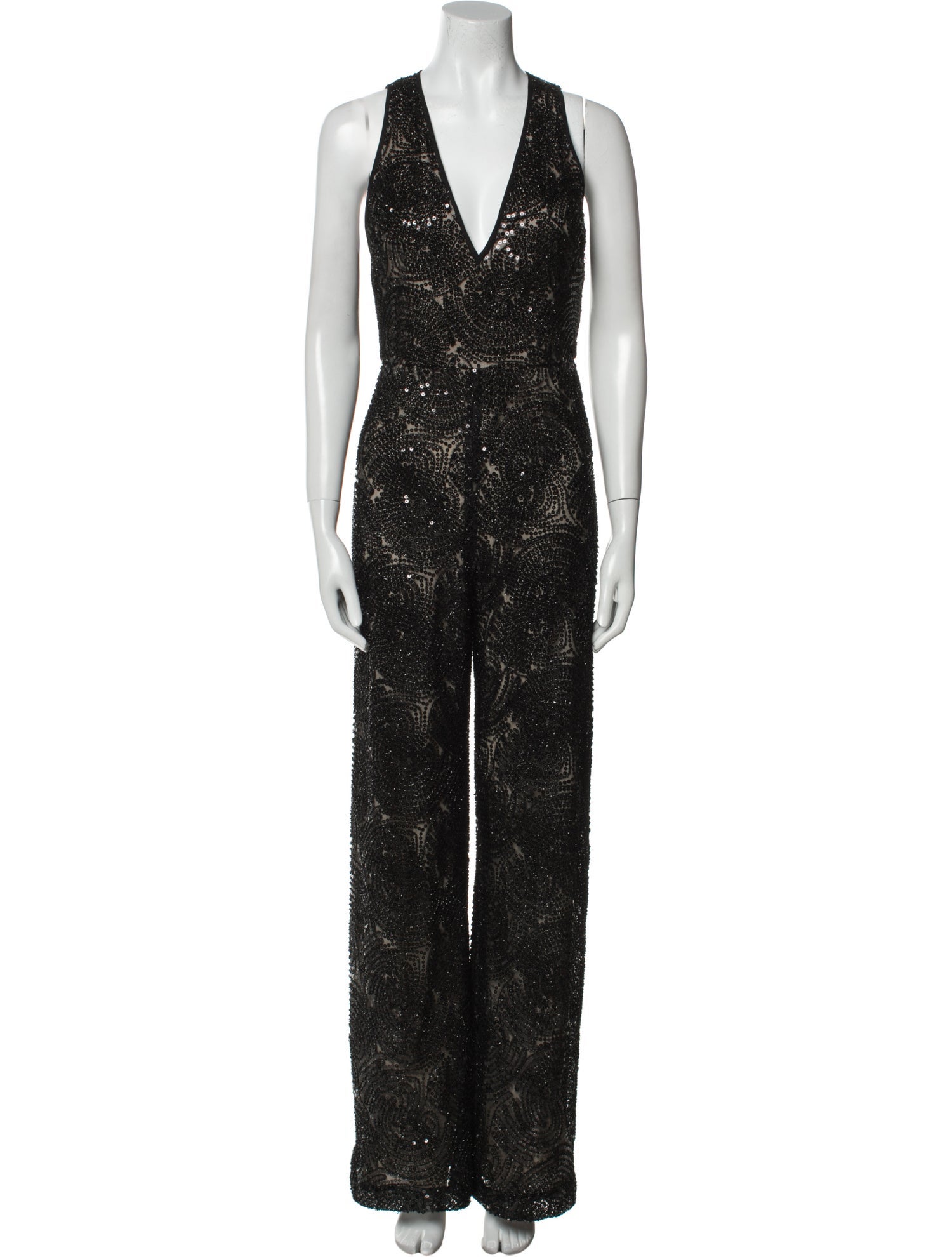 Alice + Olivia V-Neck Jumpsuit