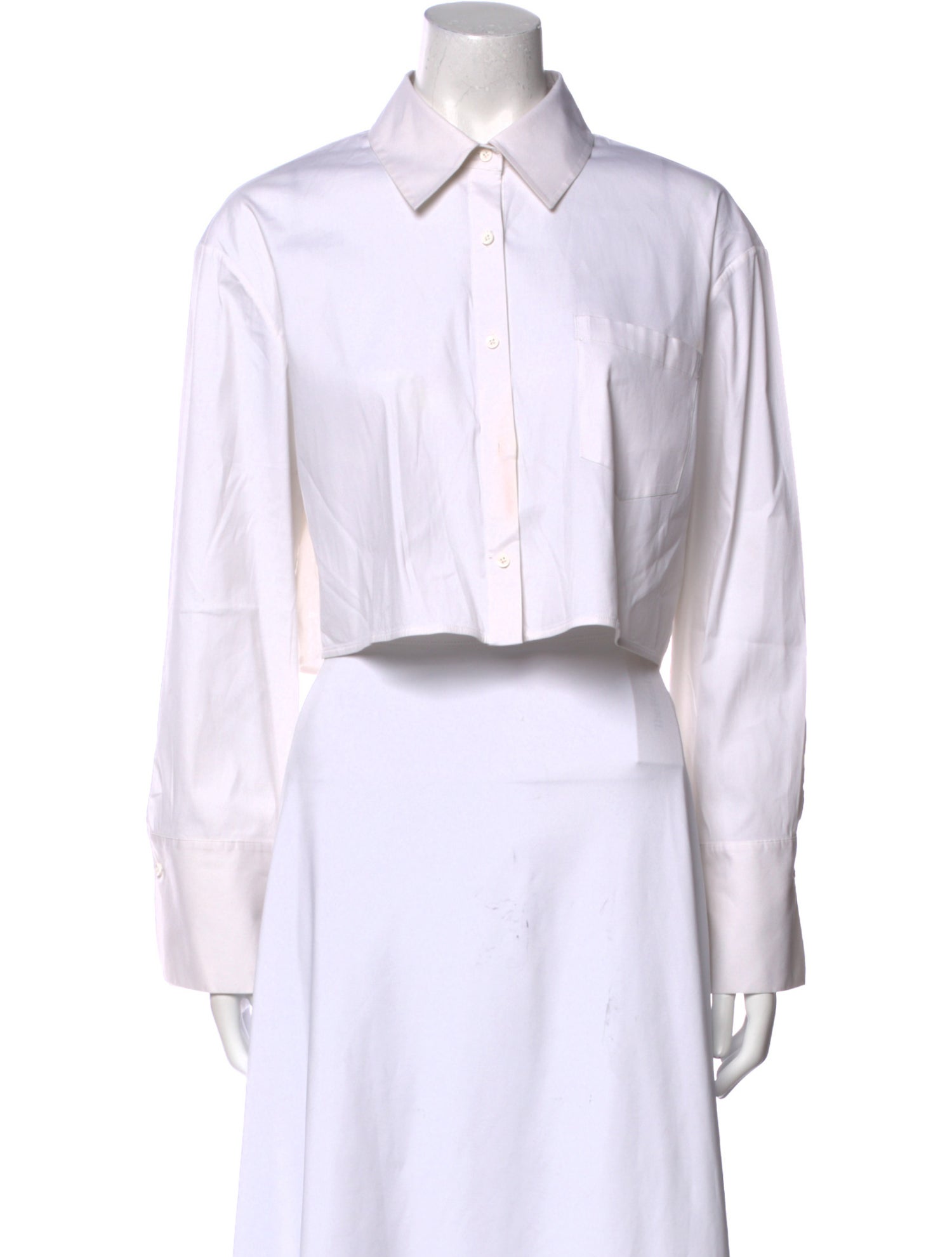 Alice + Olivia Long Sleeve Crop Top