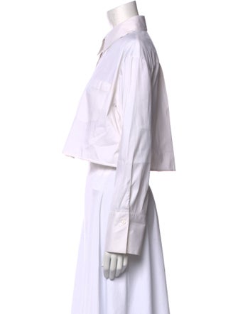 Alice + Olivia Long Sleeve Crop Top