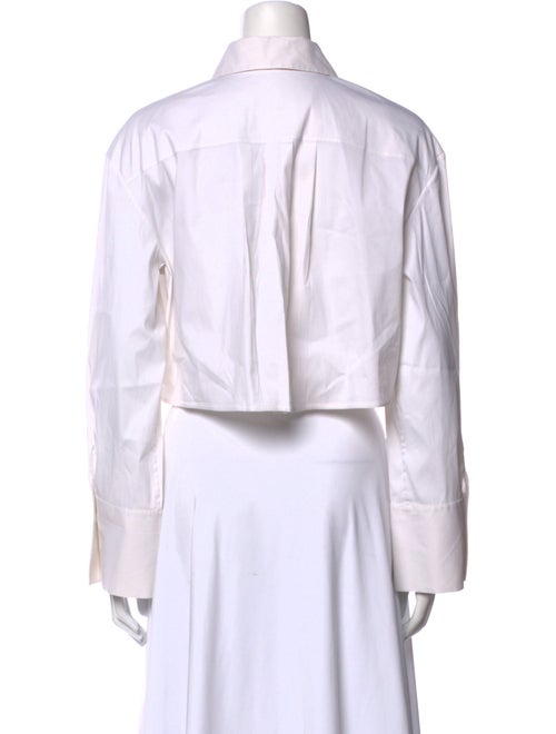 Alice + Olivia Long Sleeve Crop Top