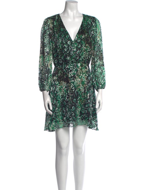 Alice + Olivia Floral Print Mini Dress