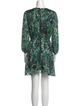 Alice + Olivia Floral Print Mini Dress