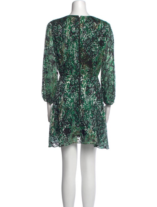 Alice + Olivia Floral Print Mini Dress