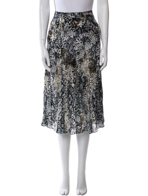 Alice + Olivia Printed Midi Length Skirt