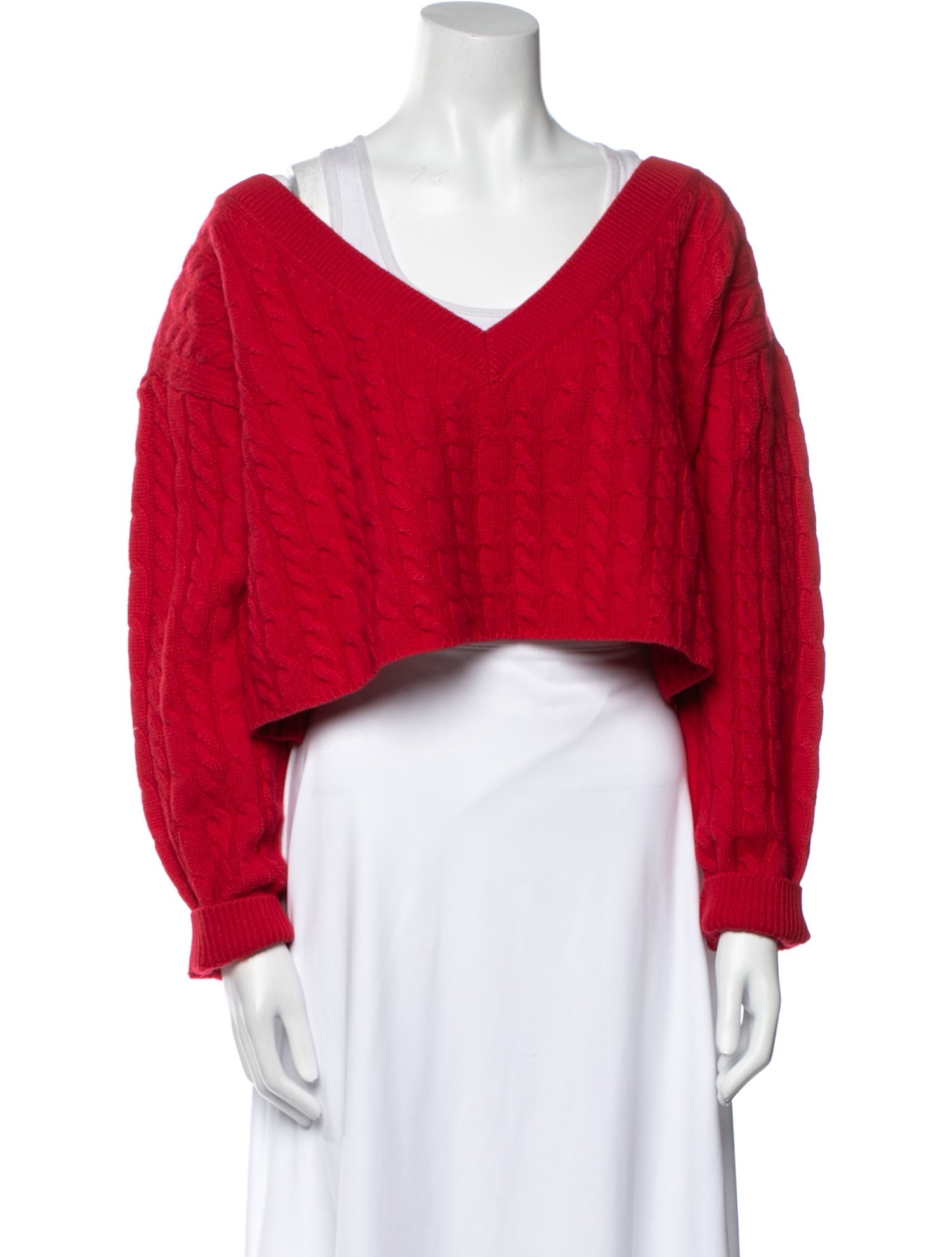 Alice + Olivia Wool V-Neck Sweater
