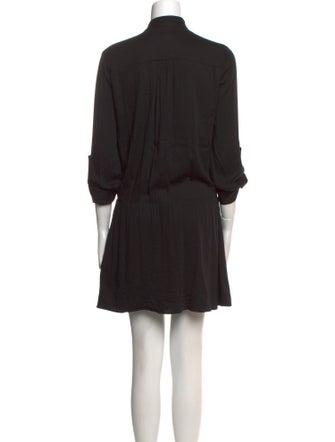 Alice + Olivia Mock Neck Mini Dress