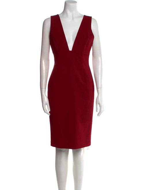Alice + Olivia V-Neck Knee-Length Dress
