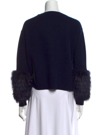 Alice + Olivia Wool V-Neck Sweater