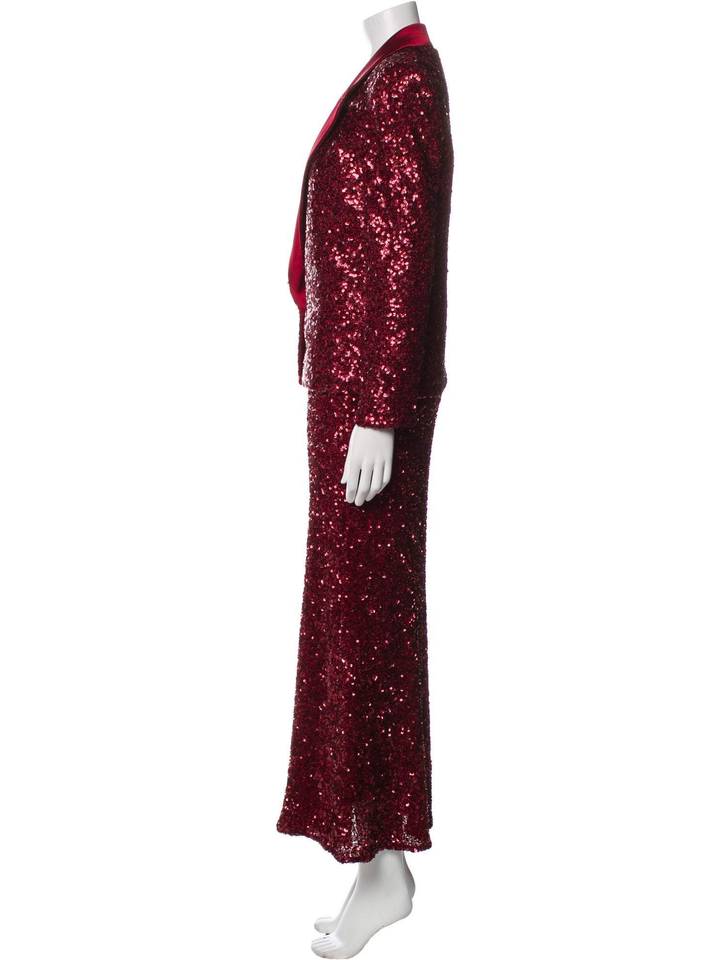 Alice + Olivia Sequin Embellishments Skirt Set