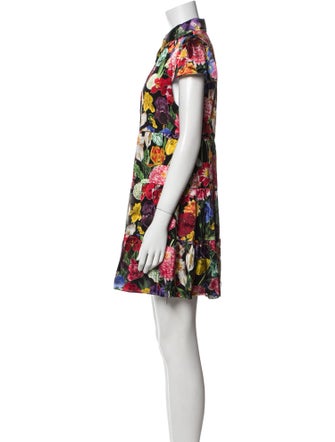 Alice + Olivia Floral Print Mini Dress