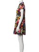Alice + Olivia Floral Print Mini Dress