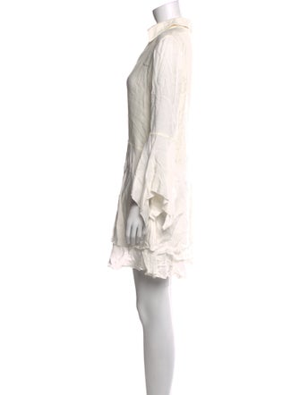 Alice + Olivia V-Neck Mini Dress