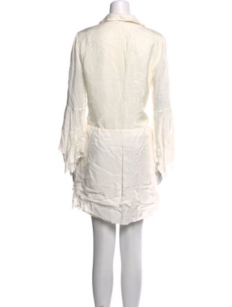 Alice + Olivia V-Neck Mini Dress