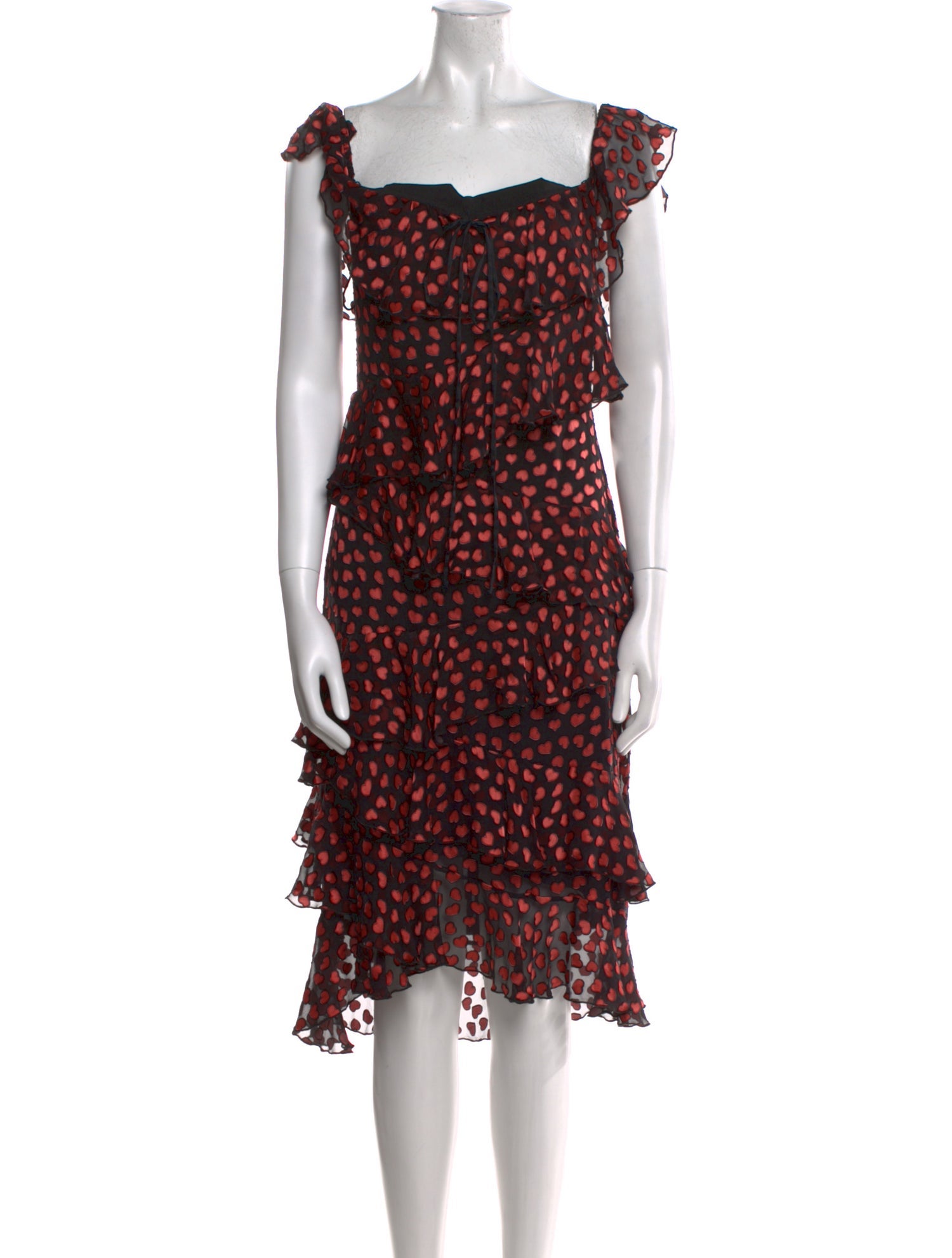 Alice + Olivia Printed Midi Length Dress