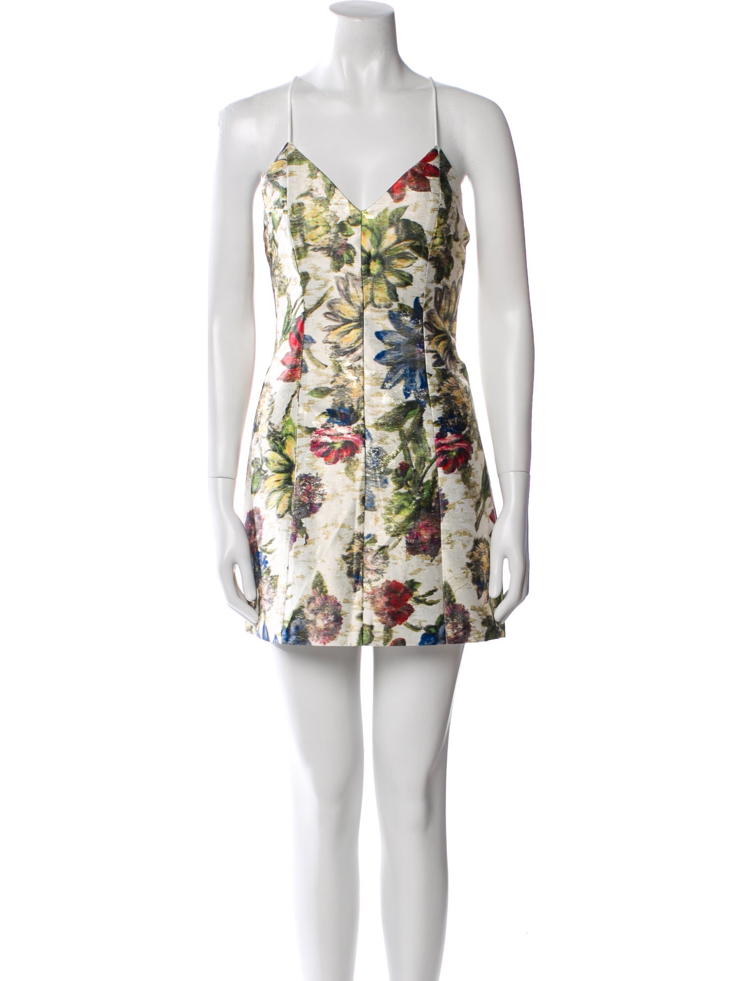 Alice + Olivia Floral Print Mini Dress w/ Tags