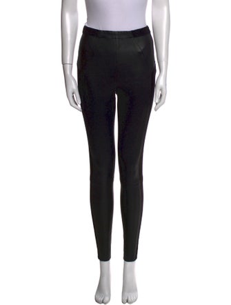 Alice + Olivia Lambskin Skinny Leg Pants