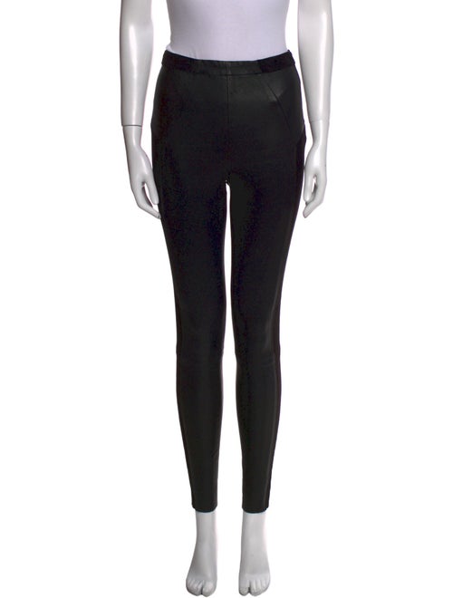 Alice + Olivia Lambskin Skinny Leg Pants