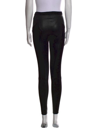 Alice + Olivia Lambskin Skinny Leg Pants
