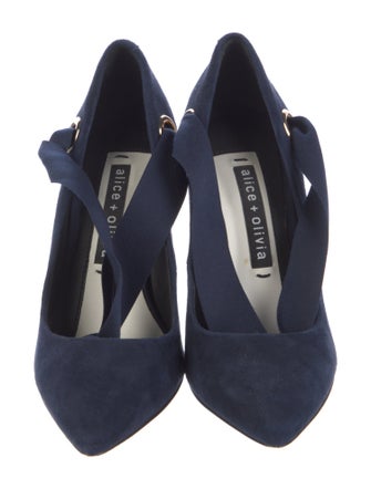 Alice + Olivia Suede Pumps