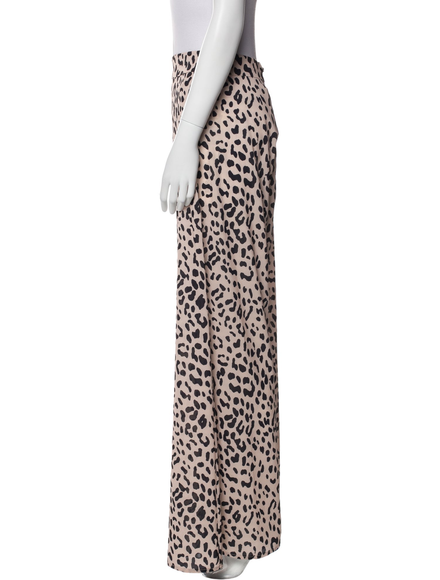 Alice + Olivia Animal Print Wide Leg Pants