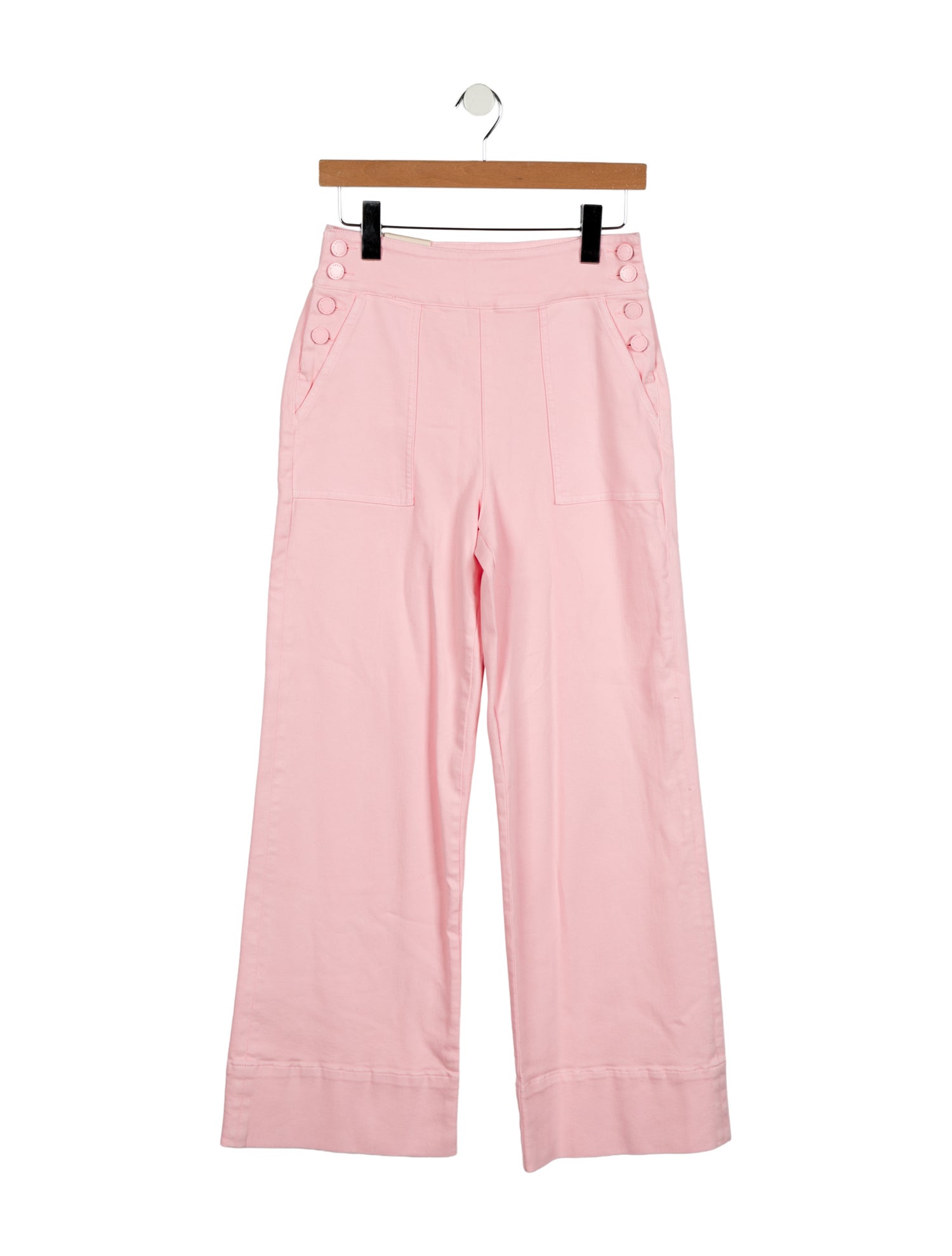 Alice + Olivia High-Rise Wide Leg Jeans