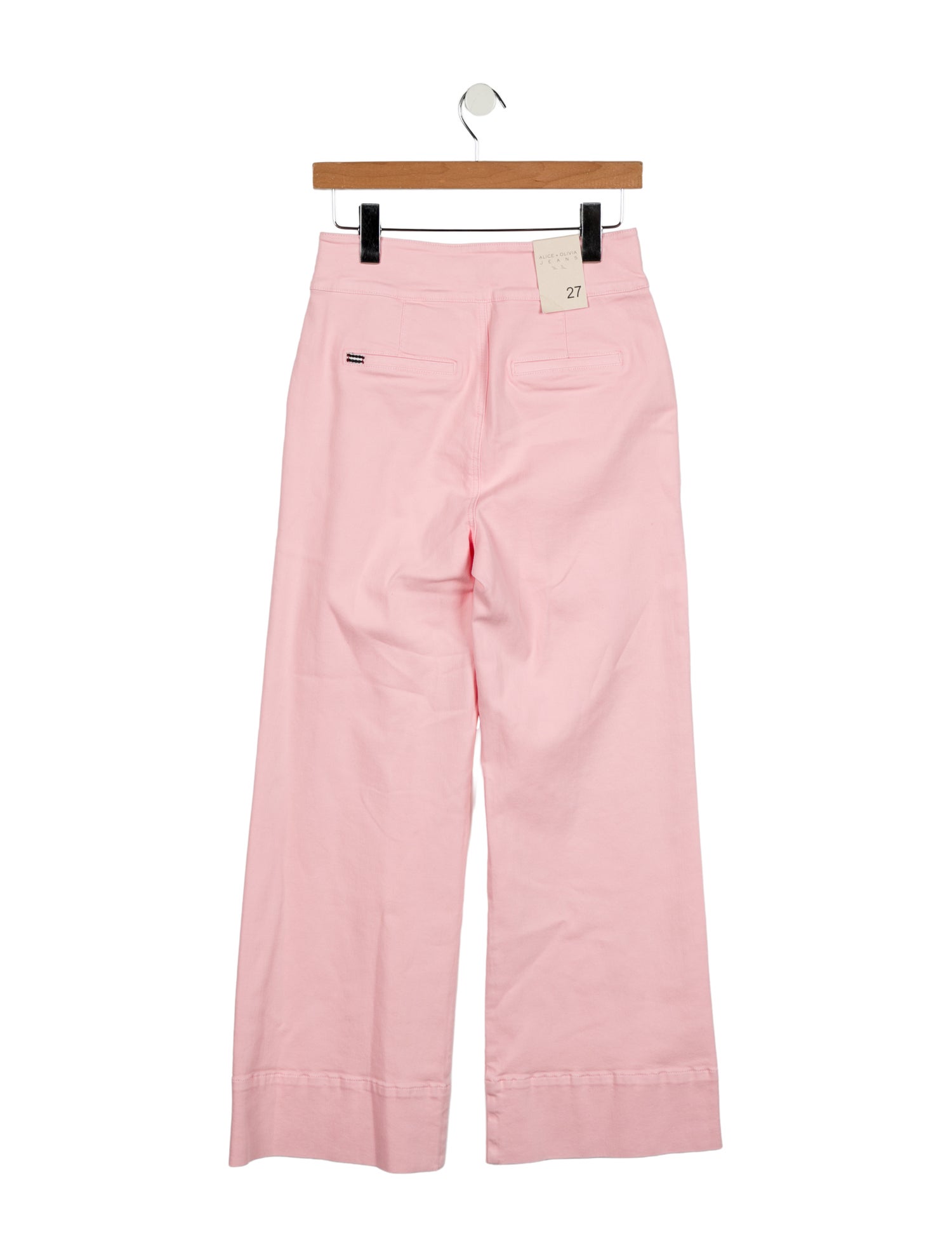 Alice + Olivia High-Rise Wide Leg Jeans