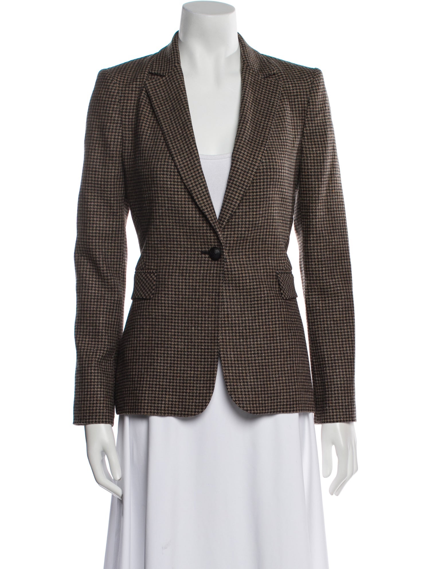 Alice + Olivia Plaid Print Blazer w/ Tags