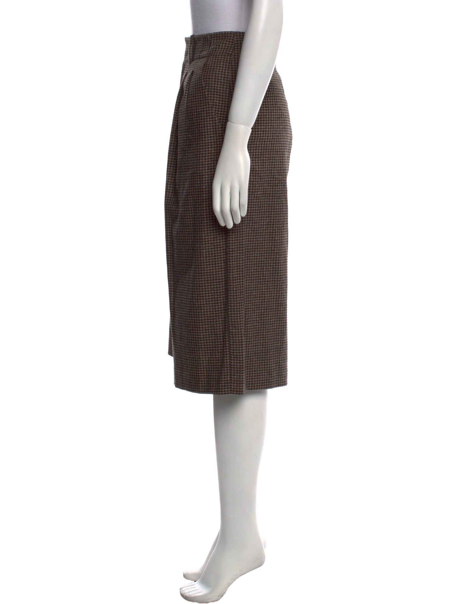 Alice + Olivia Houndstooth Print Wide Leg Pants