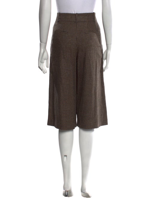 Alice + Olivia Houndstooth Print Wide Leg Pants