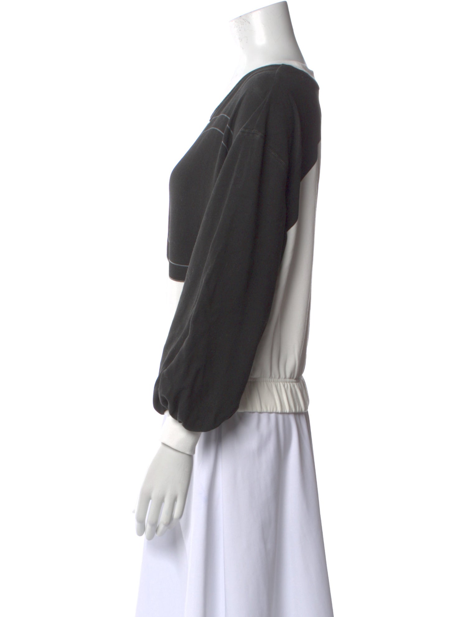 Alice + Olivia Graphic Print Scoop Neck Sweatshirt