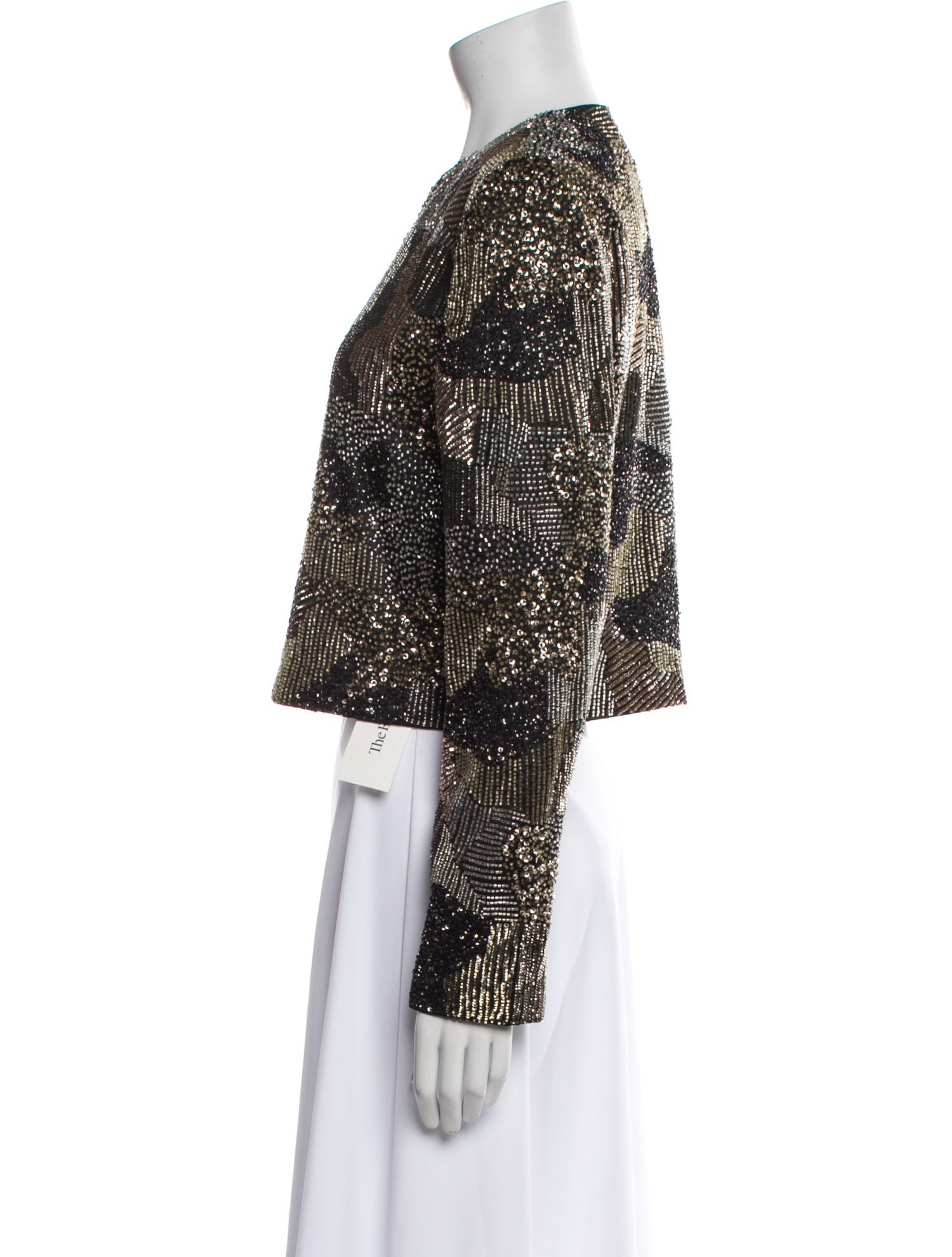 Alice + Olivia Silk Printed Evening Jacket