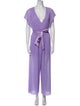 Alice + Olivia Plunge Neckline Jumpsuit