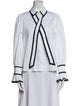 Alice + Olivia Striped Long Sleeve Button-Up Top