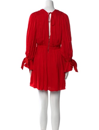 Alice + Olivia V-Neck Mini Dress