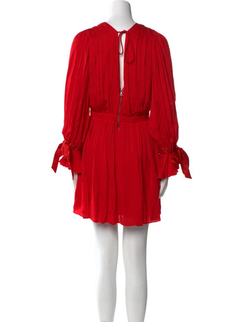 Alice + Olivia V-Neck Mini Dress