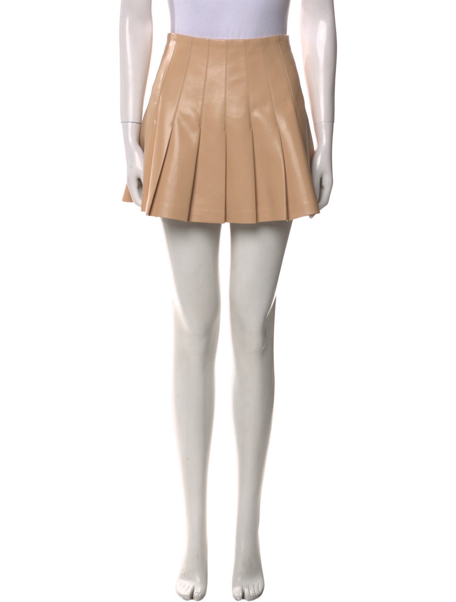 Alice + Olivia Faux Leather Mini Skirt