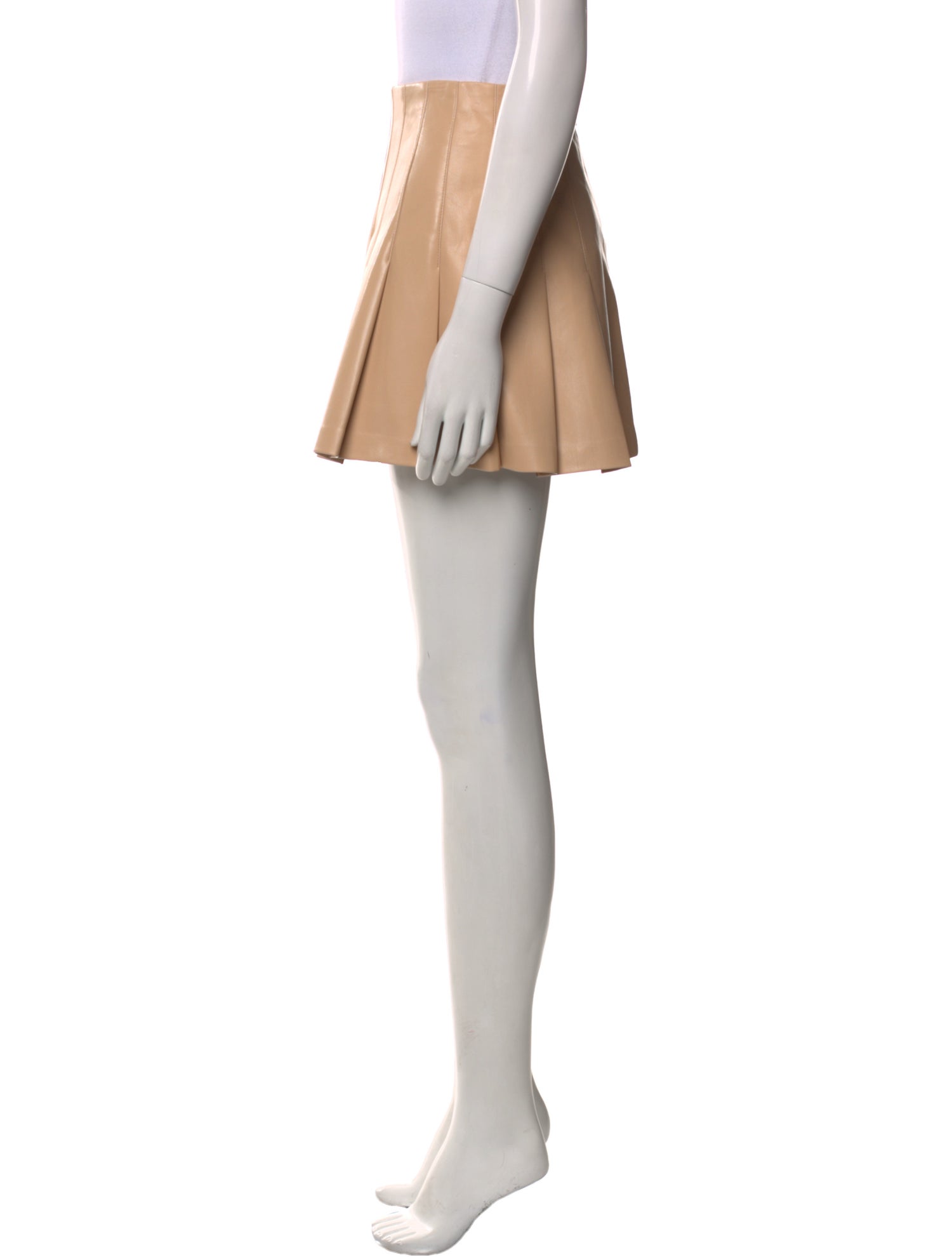 Alice + Olivia Faux Leather Mini Skirt