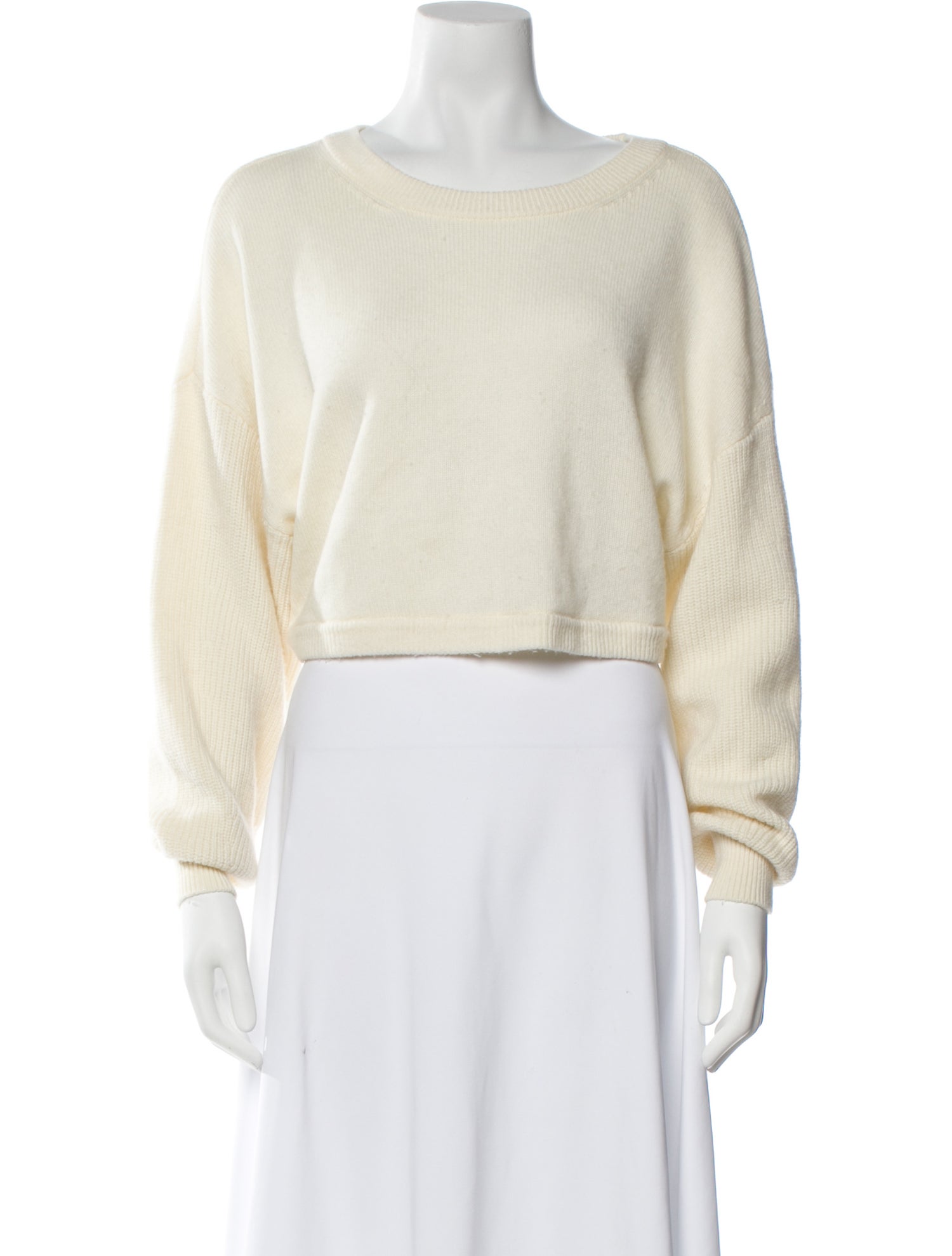 Alice + Olivia Wool Scoop Neck Sweater