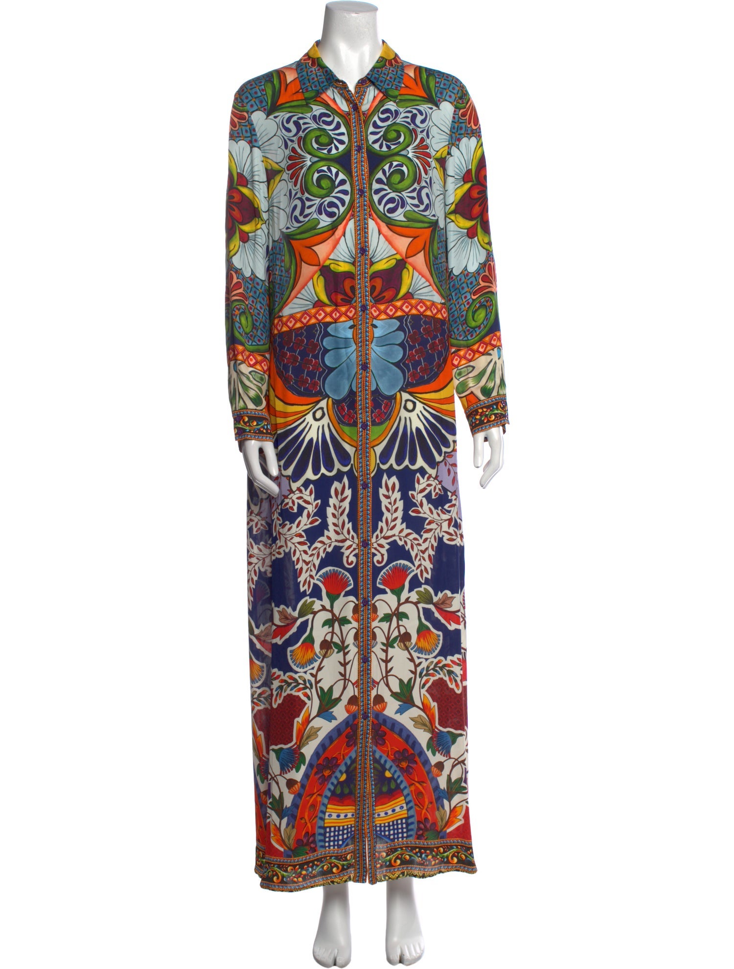 Alice + Olivia Paisley Print Long Dress