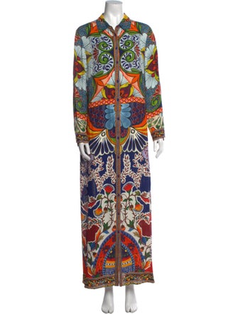 Alice + Olivia Paisley Print Long Dress