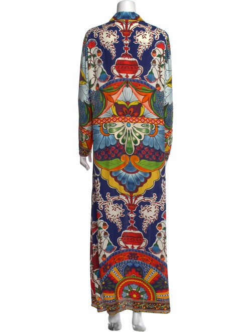 Alice + Olivia Paisley Print Long Dress