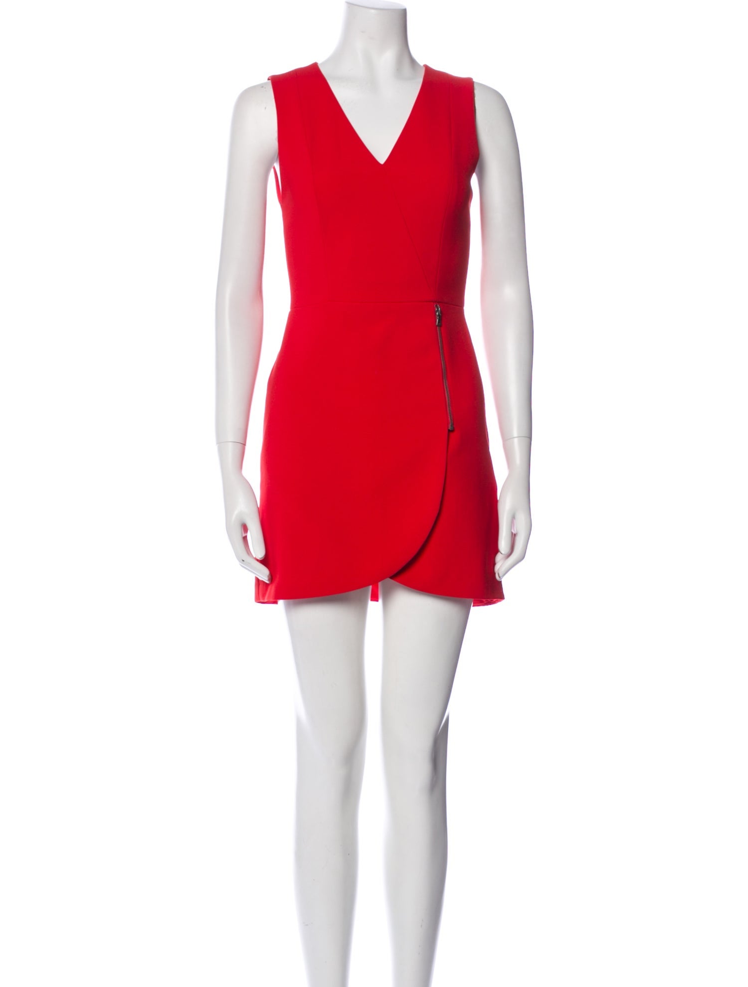 Alice + Olivia V-Neck Mini Dress
