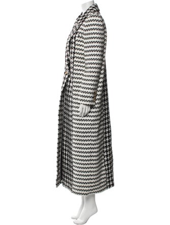 Alice + Olivia Houndstooth Print Coat