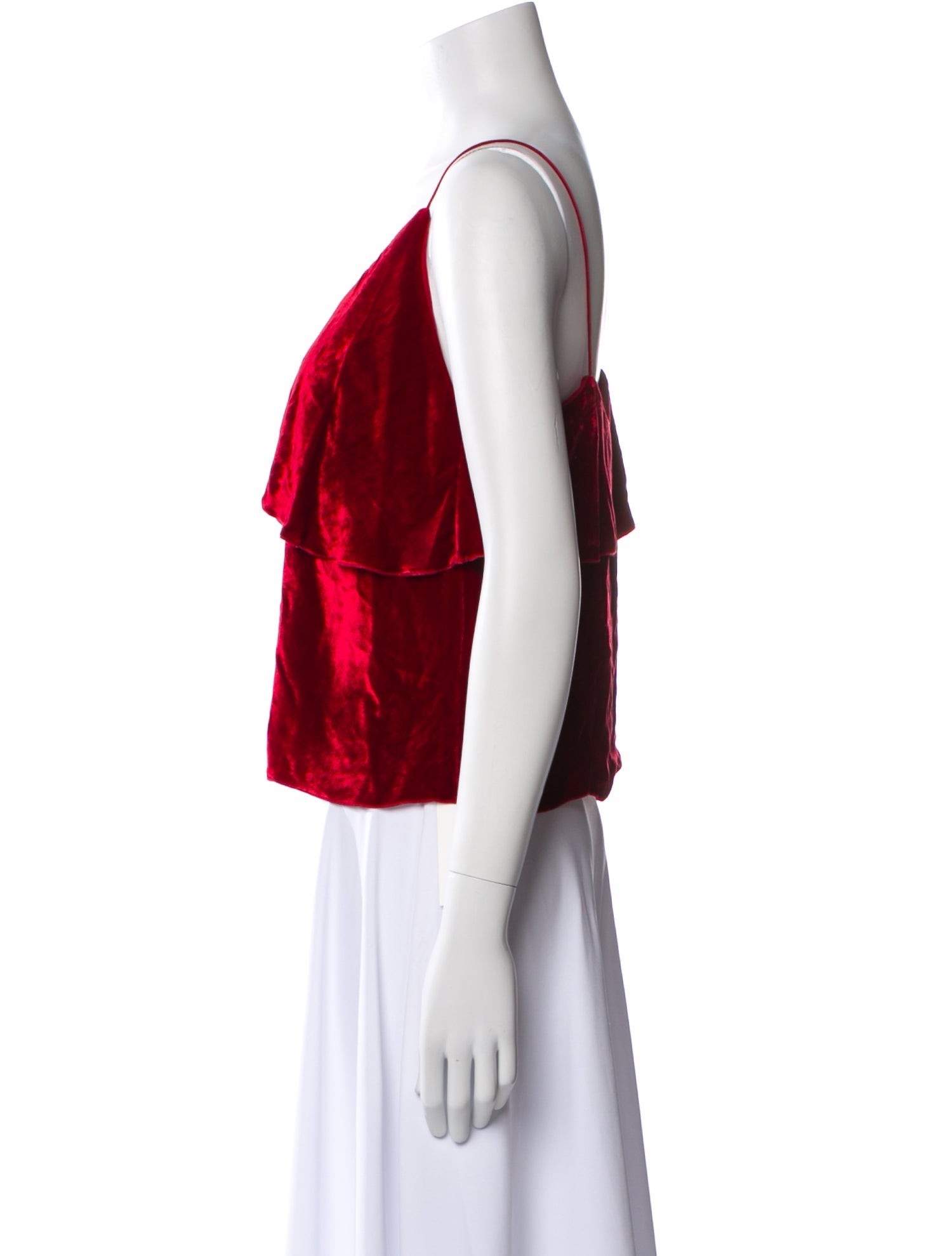 Alice + Olivia V-Neck Sleeveless Crop Top w/ Tags