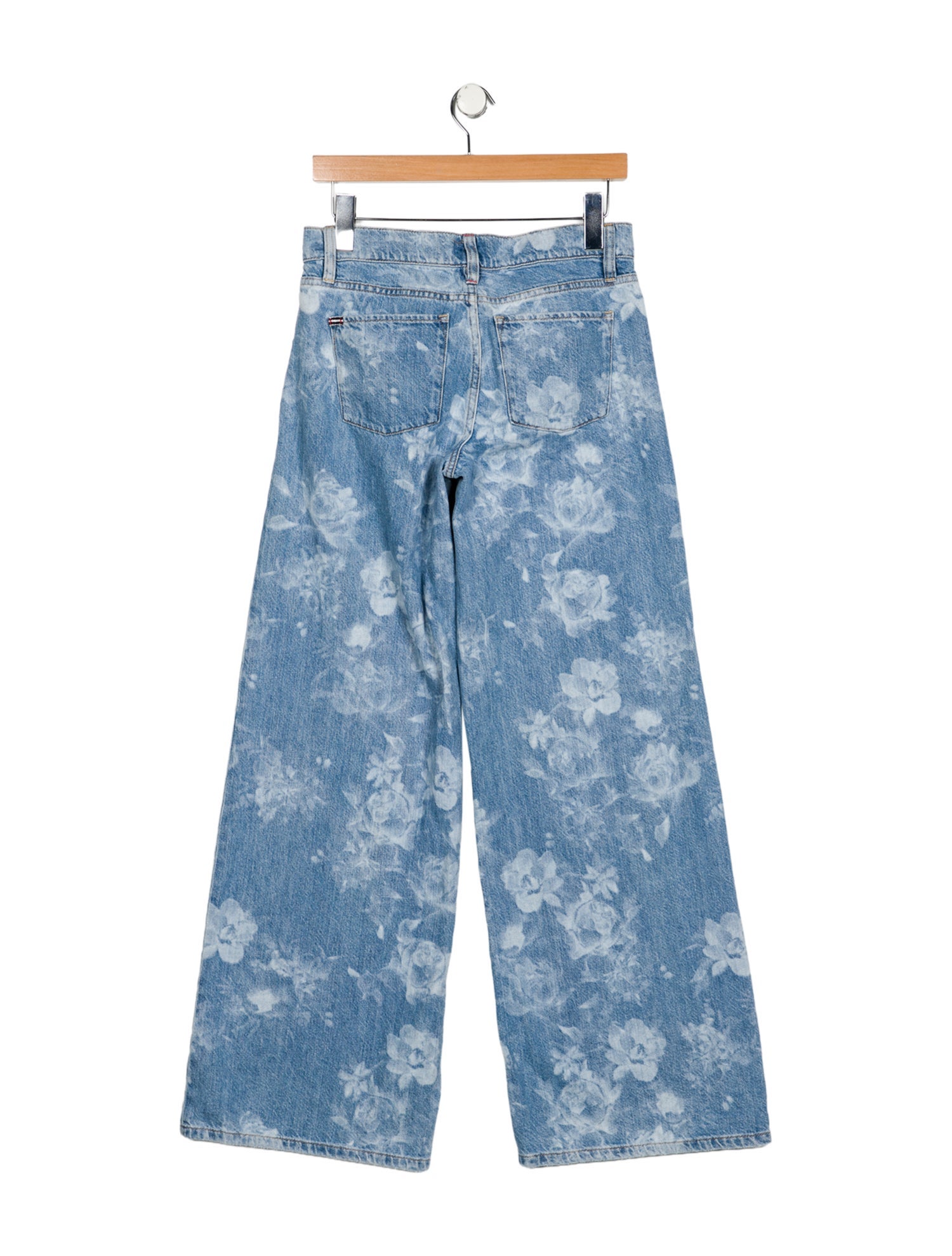 Alice + Olivia Mid-Rise Wide Leg Jeans