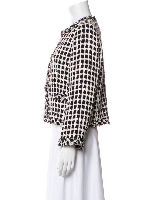 Alice + Olivia Plaid Print Evening Jacket